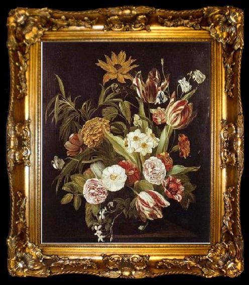 framed  unknow artist Floral, beautiful classical still life of flowers 016, ta009-2